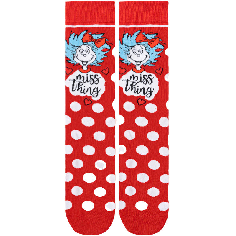 Cartoon Anime Socks for Men and Women US6-12