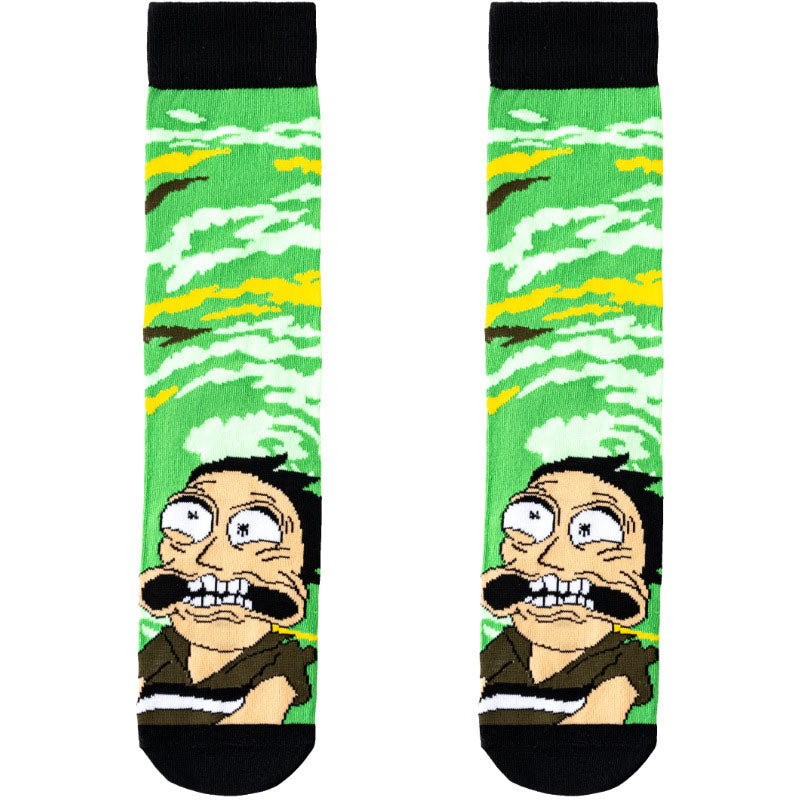 Cartoon Anime Socks for Men and Women US6-12