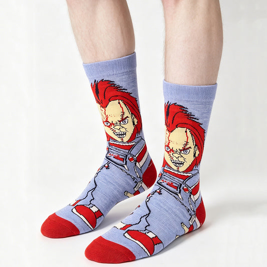 Chucky Cartoon Anime Socks