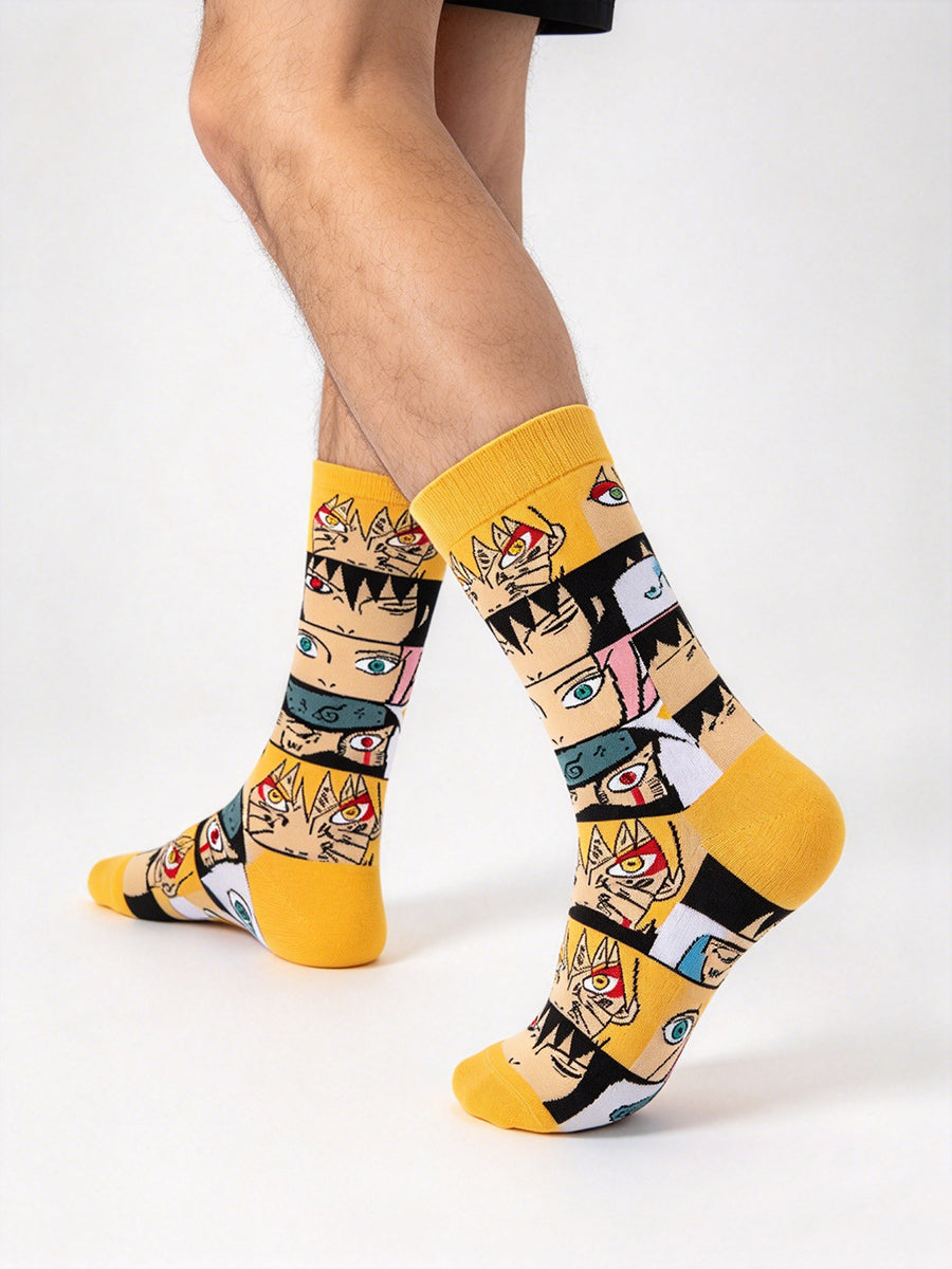 Cartoon Anime Socks for Men and Women US6-12