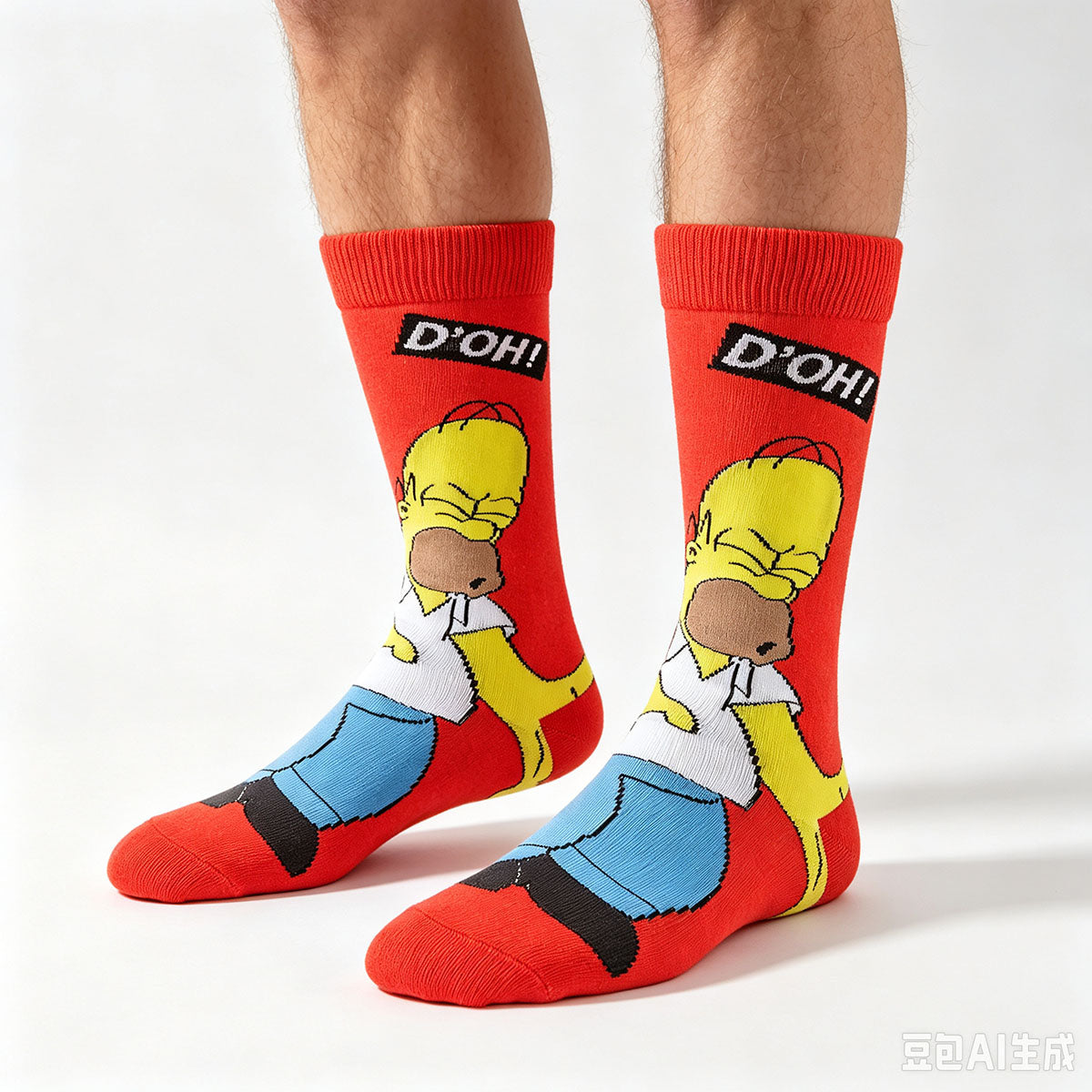 6Pairs cartoon anime socks for men women