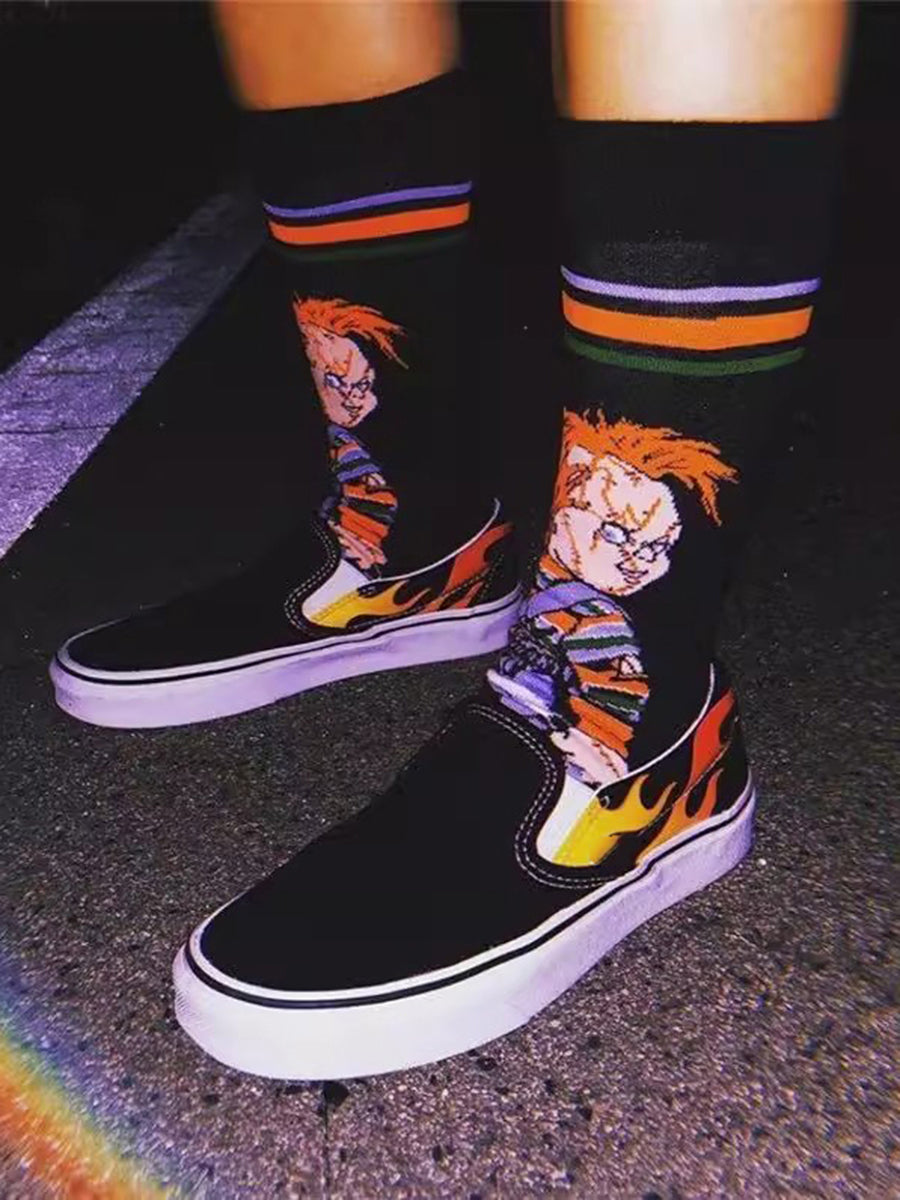 10Pairs Movie Cartoon Anime Socks Men Women