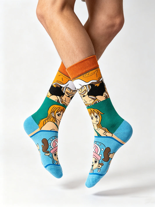 Cartoon Anime Socks for Men and Women US6-12