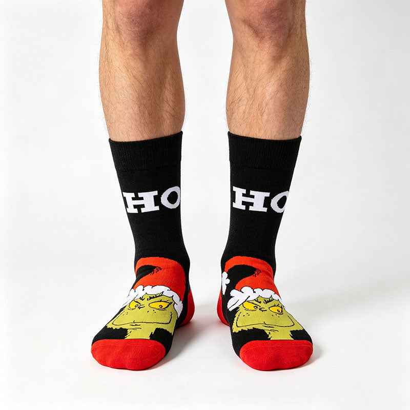 5Pack cartoon anime socks for men women