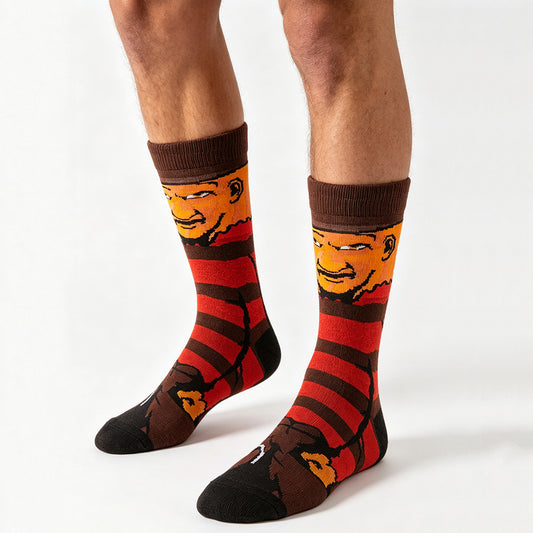 Freddy Cartoon Anime Socks