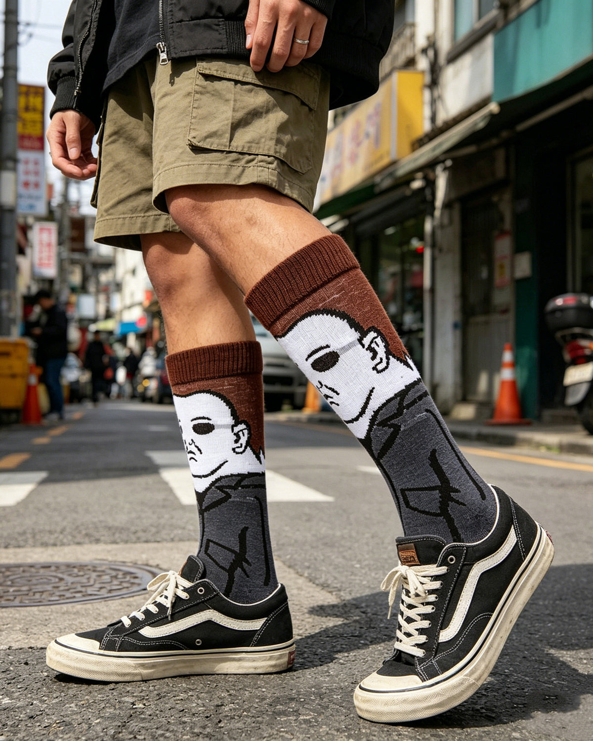 Freddy Cartoon Anime Socks