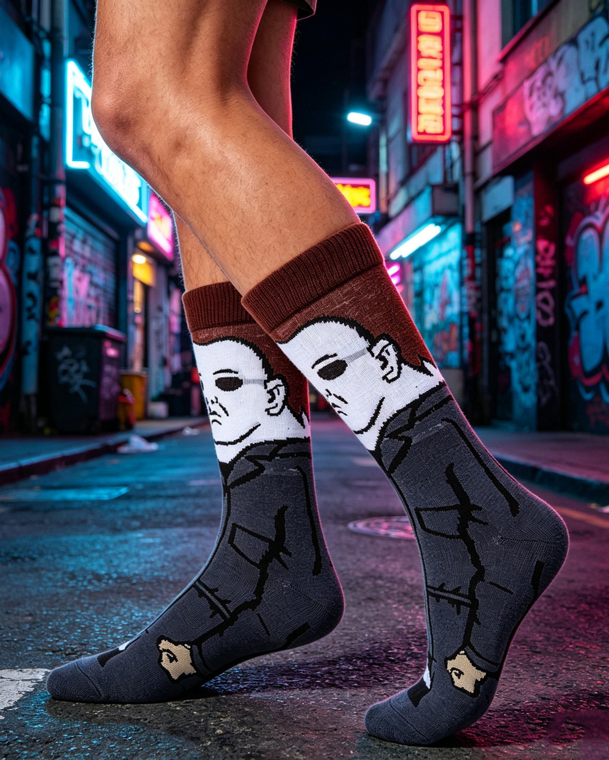 Freddy Cartoon Anime Socks