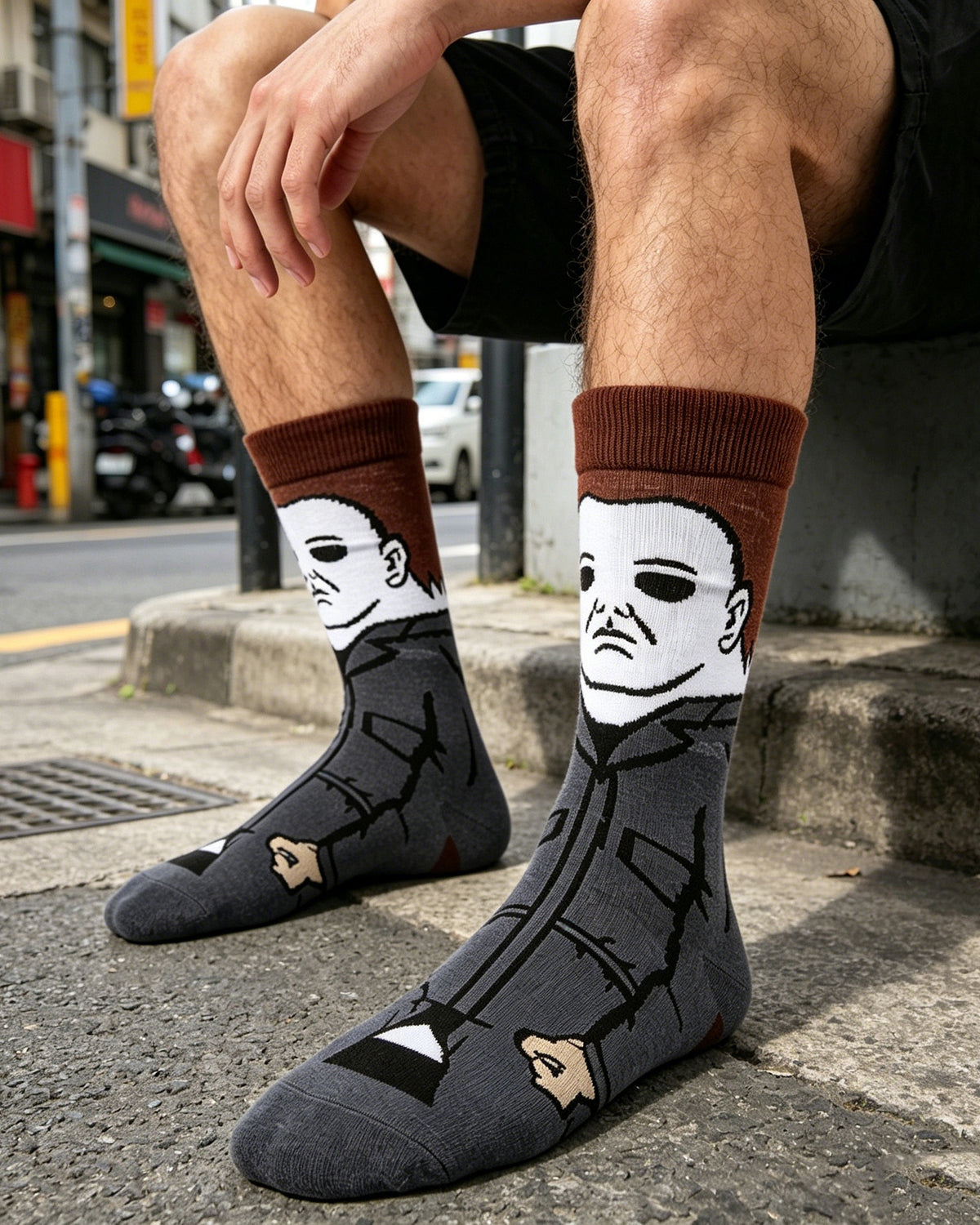 Freddy Cartoon Anime Socks