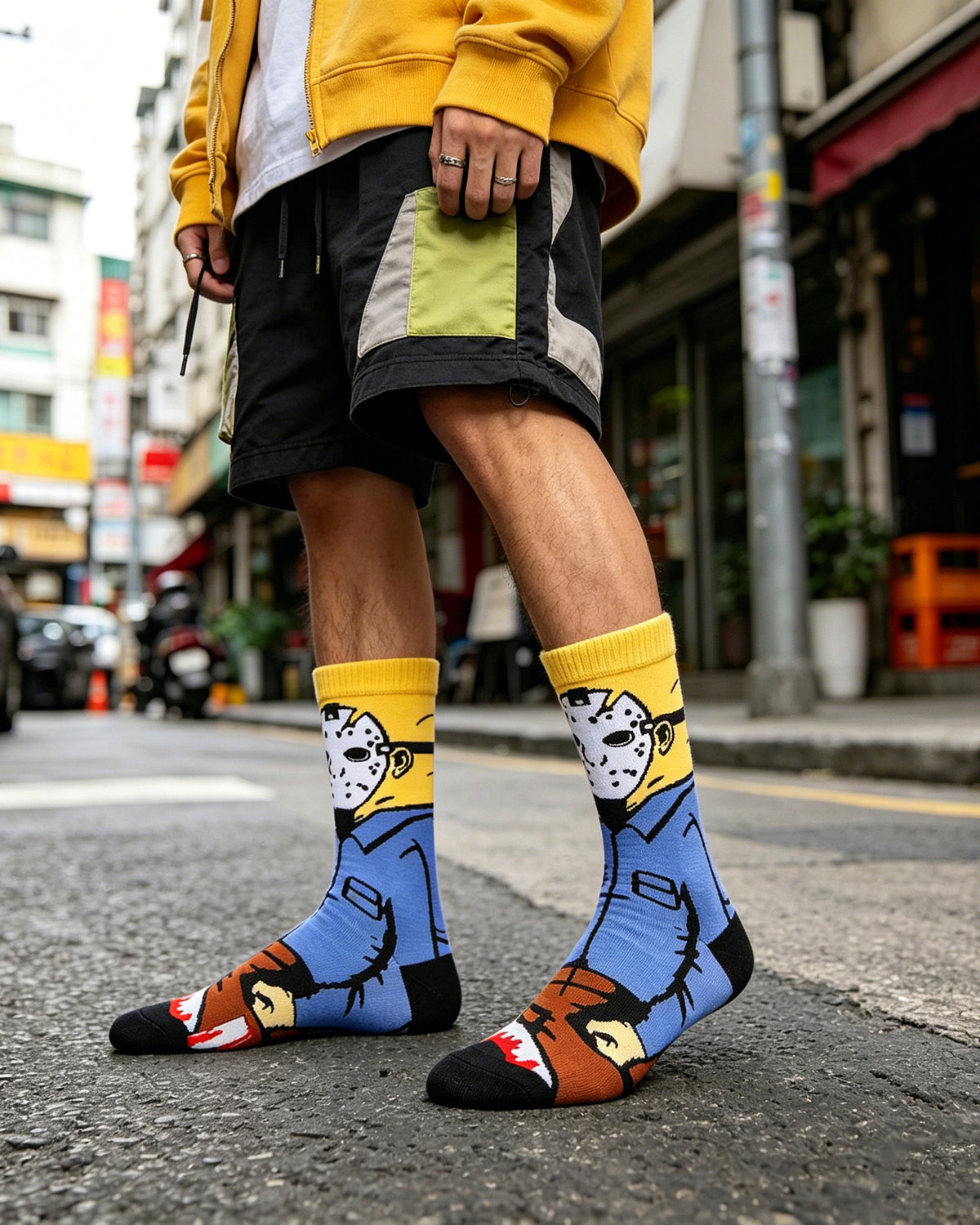 Freddy Cartoon Anime Socks