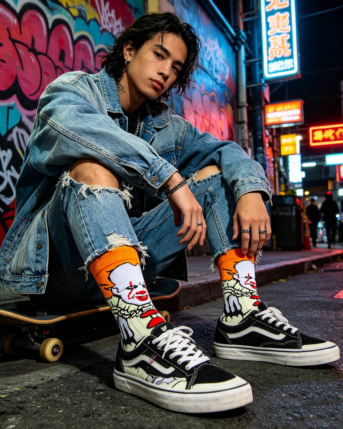 Freddy Cartoon Anime Socks