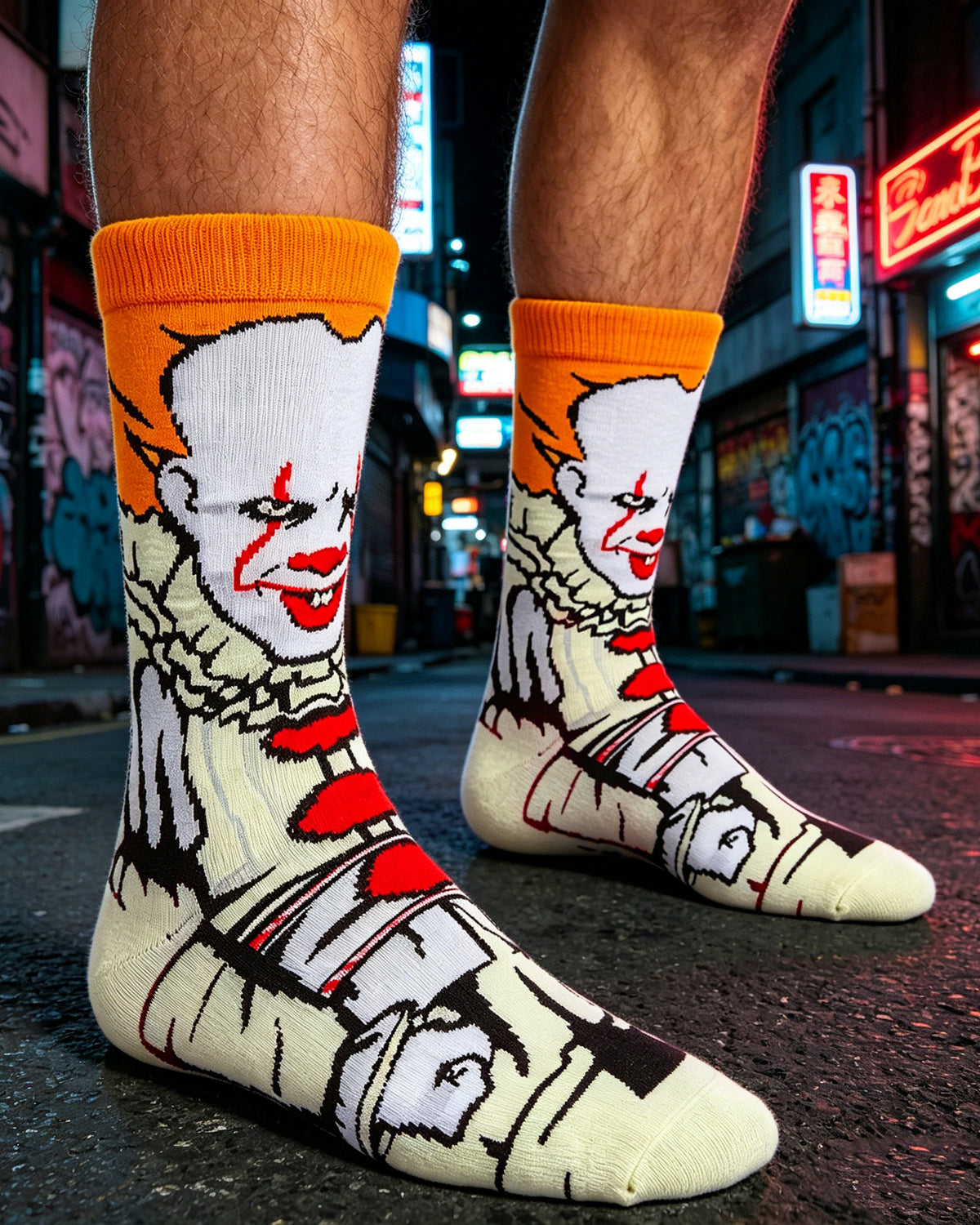Freddy Cartoon Anime Socks