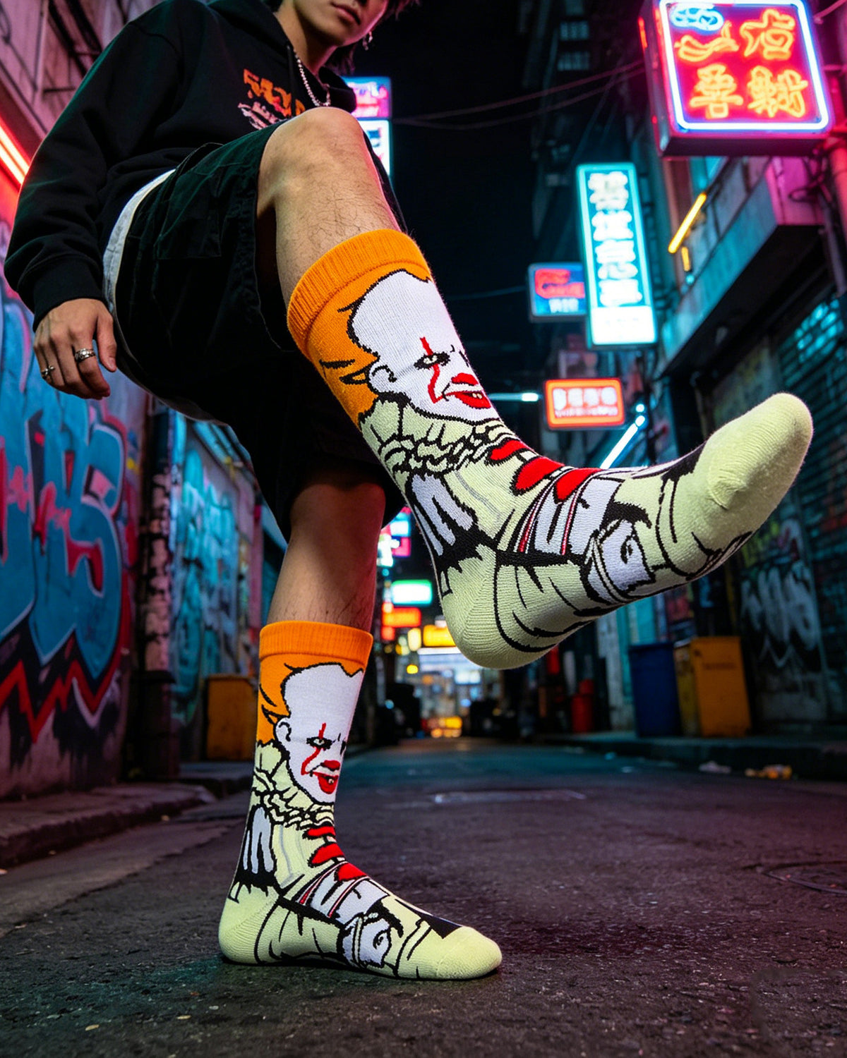 Freddy Cartoon Anime Socks
