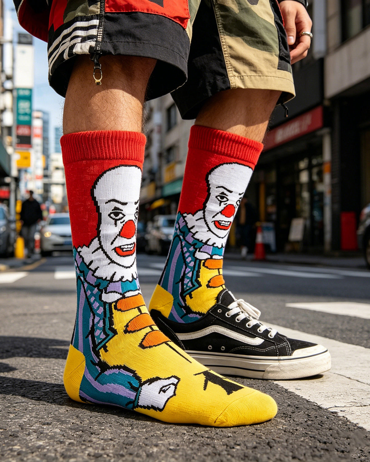 Freddy Cartoon Anime Socks