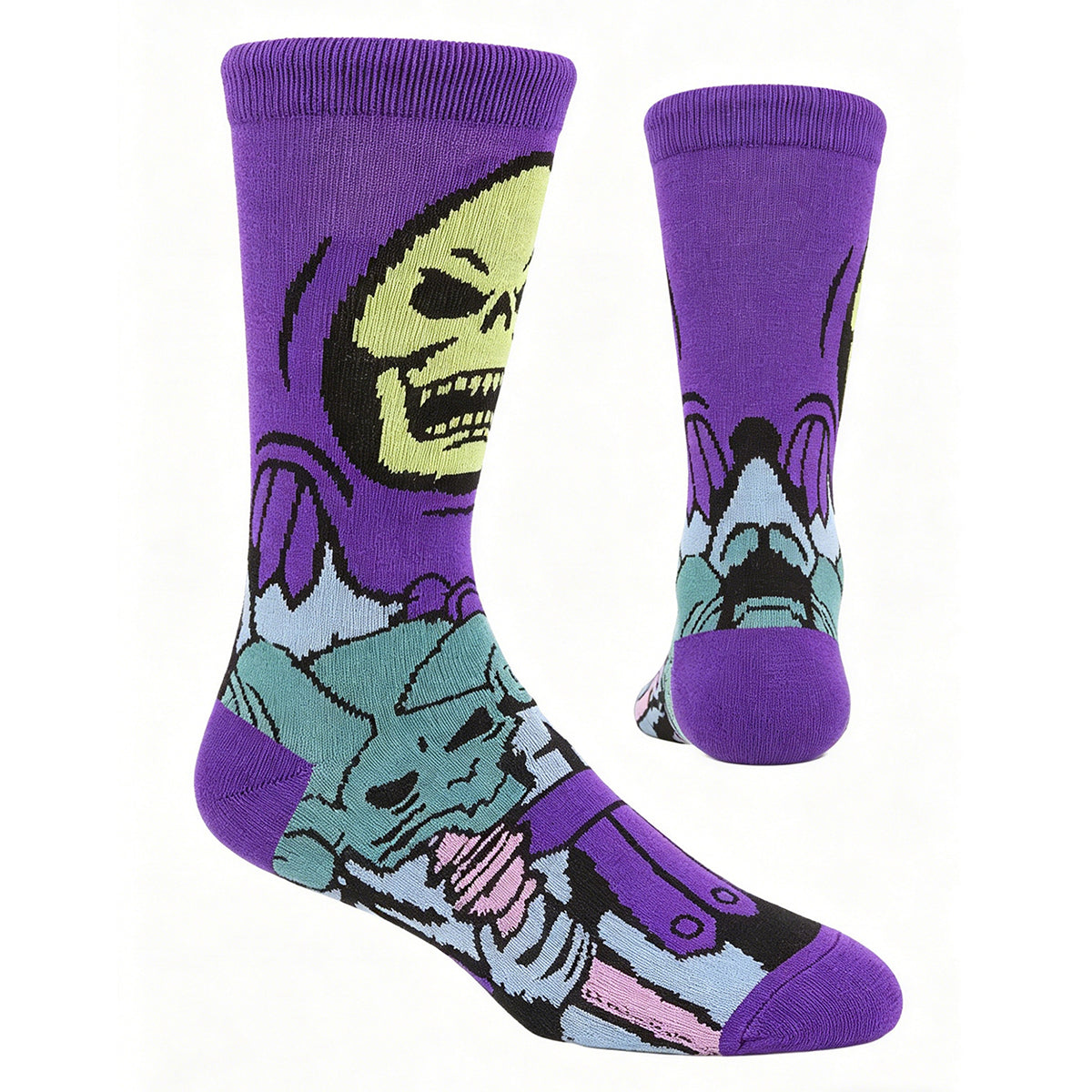 Skeletor Cartoon Anime Socks