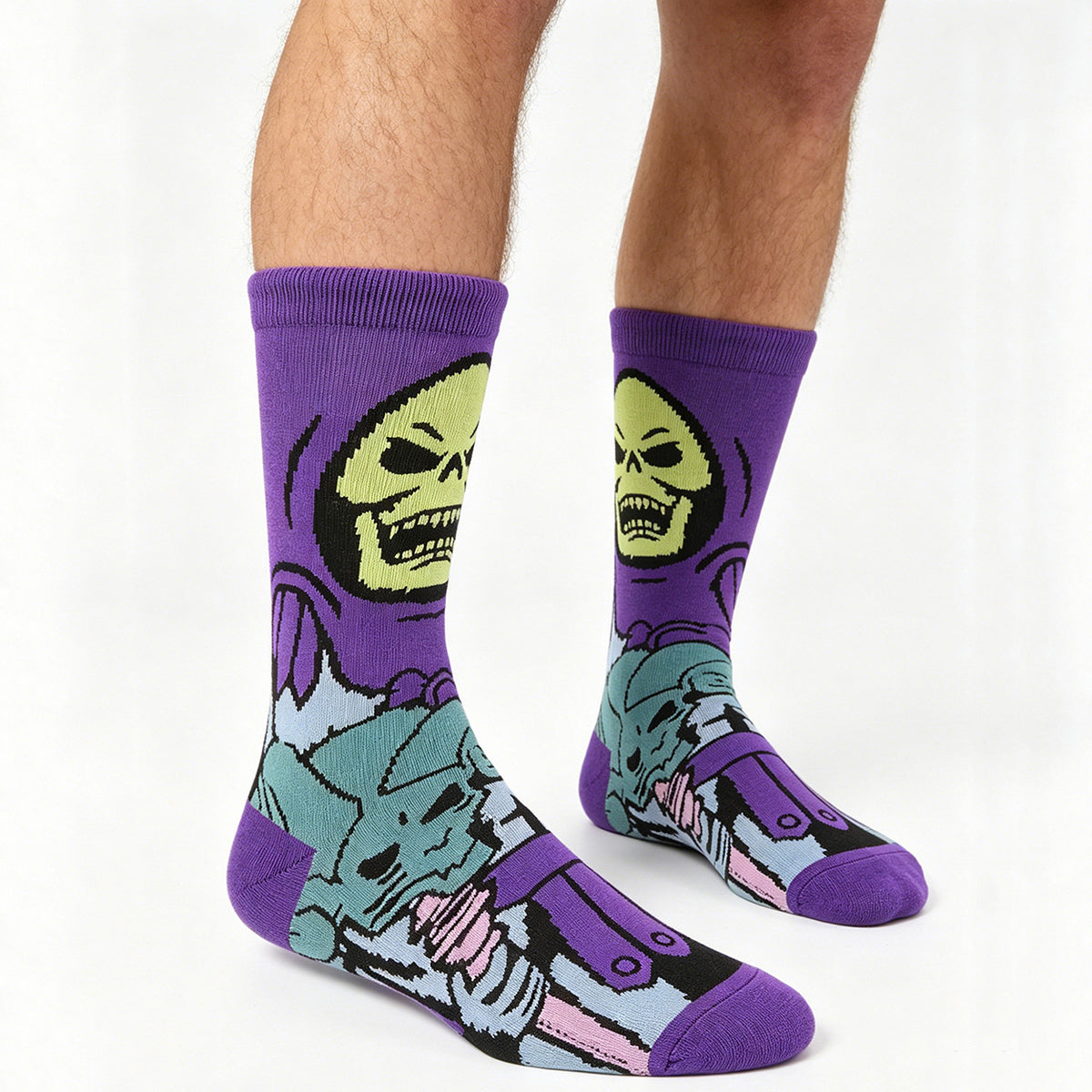 Skeletor Cartoon Anime Socks