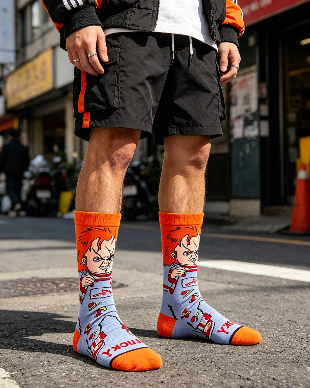 Freddy Cartoon Anime Socks