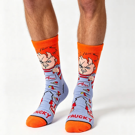 6Pairs/Pack 29.8USD FREE SHIPPING Cartoon Anime Socks Chuky Jason Joker Socks