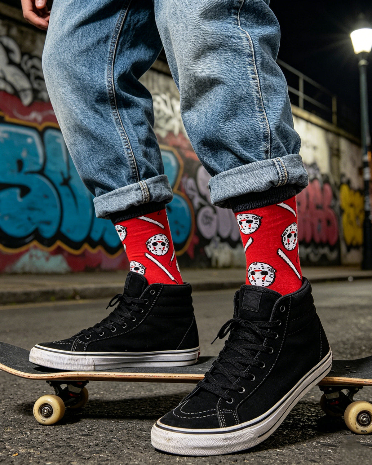 Freddy Cartoon Anime Socks
