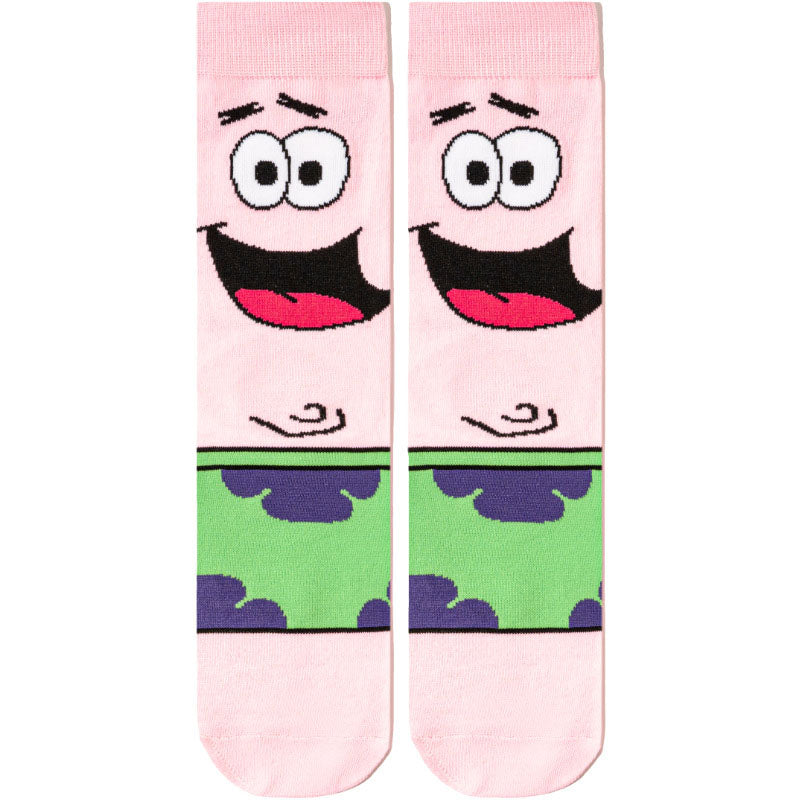 6Pairs cartoon anime socks for men and women