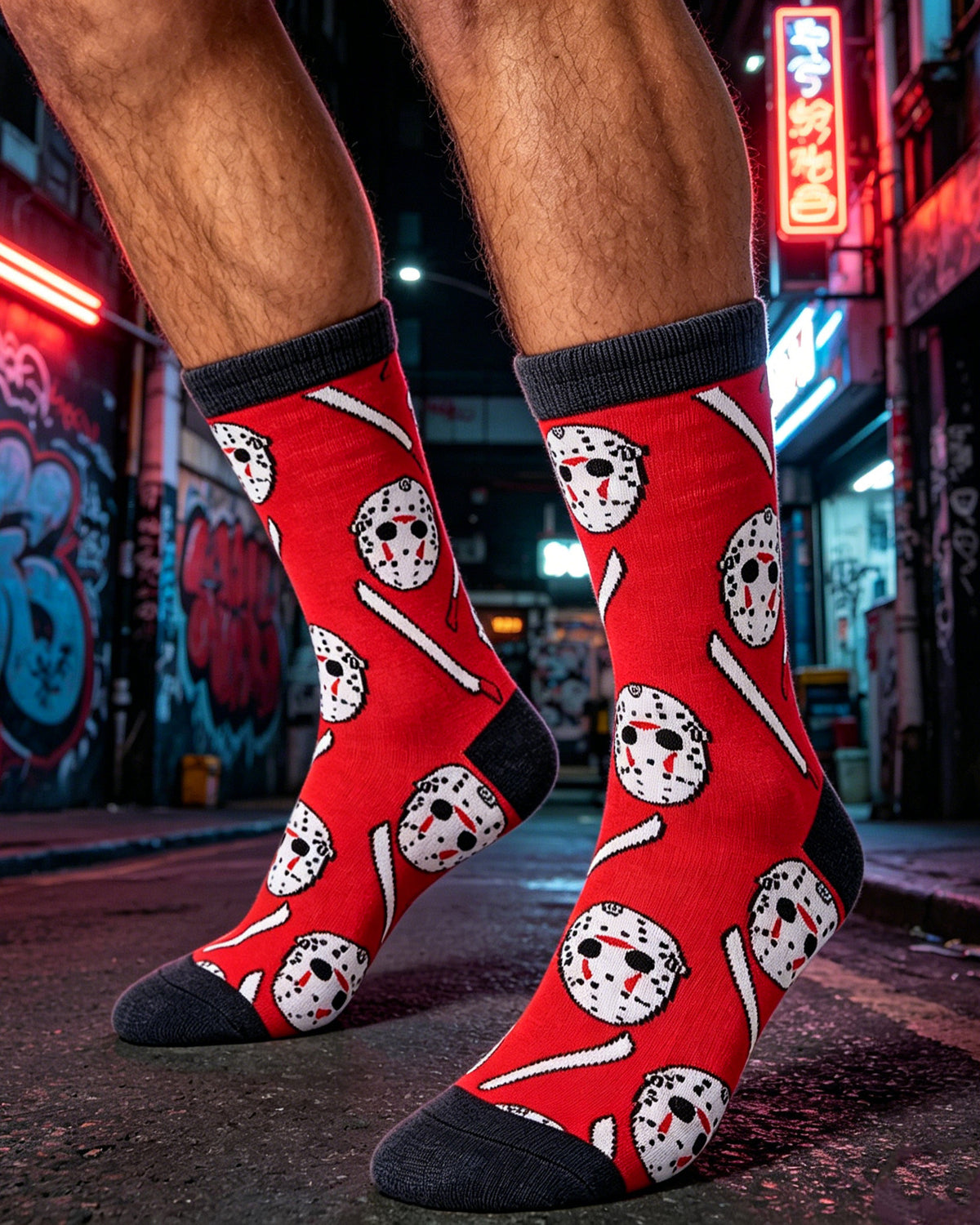 Freddy Cartoon Anime Socks