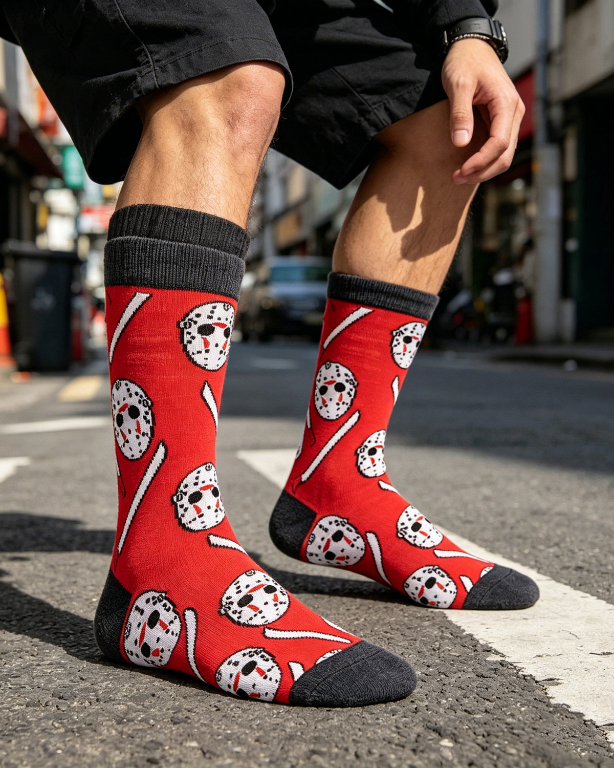 Freddy Cartoon Anime Socks