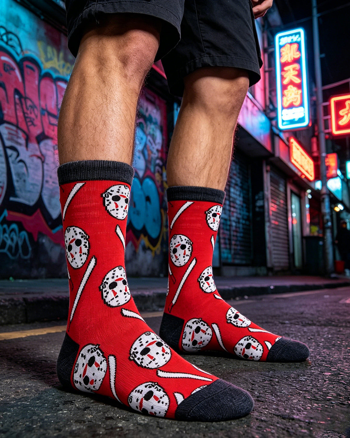 Freddy Cartoon Anime Socks