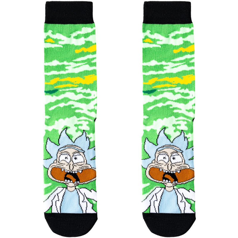 Cartoon Anime Socks for Men and Women US6-12
