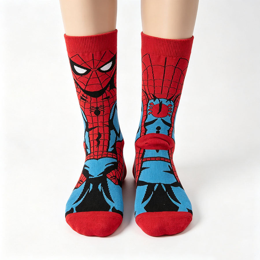 12Pairs cartoon anime socks for men and women
