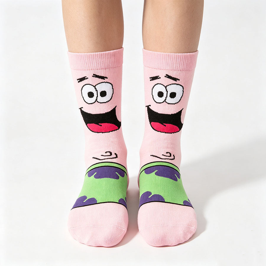 12Pairs cartoon anime socks for men and women